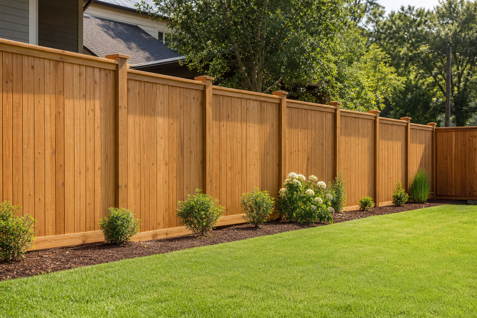 Wood privacy